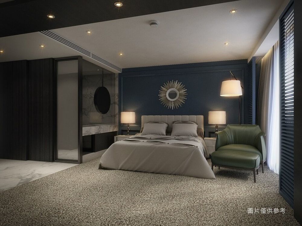 Park Lees Hotel Kaohsiung Extérieur photo 3D rendering of a bedroom